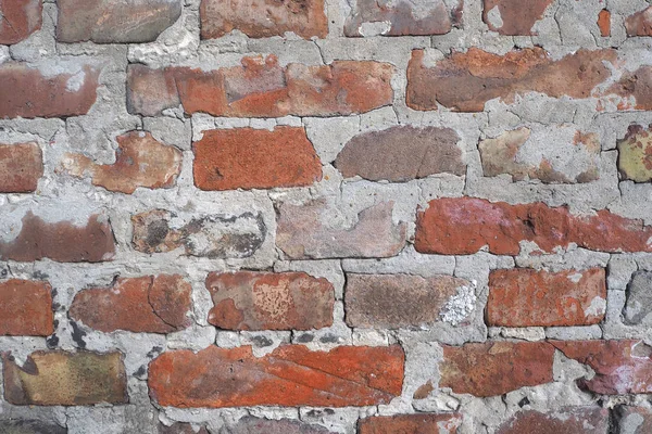 Kırmızı tuğla duvar doku Pütürlü yüzeyi ile