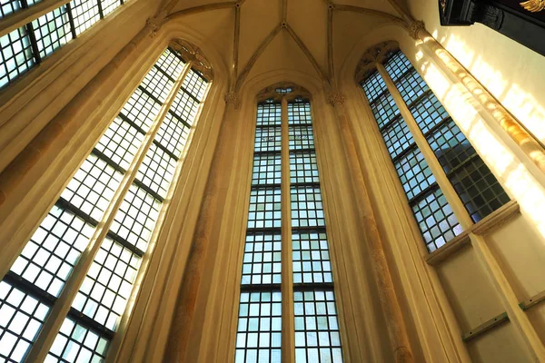 Amsterdam Holandia Lutego 2016 Oude Kerk Wnętrze Starego Kościoła Amsterdam — Zdjęcie stockowe