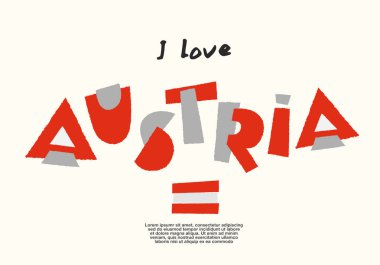 Dünya bayrağı ile eğlenceli geometrik alfabe: vektör çizim 