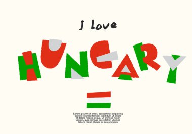 Dünya bayrağı ile eğlenceli geometrik alfabe: vektör çizim 