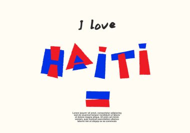 Dünya bayrağı ile eğlenceli geometrik alfabe: vektör çizim