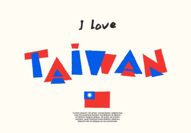 Dünya bayrağı ile eğlenceli geometrik alfabe: vektör çizim 