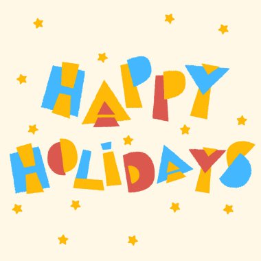 Teklif toplama sevimli ve eğlenceli yazı ile tebrik: vektör çizim