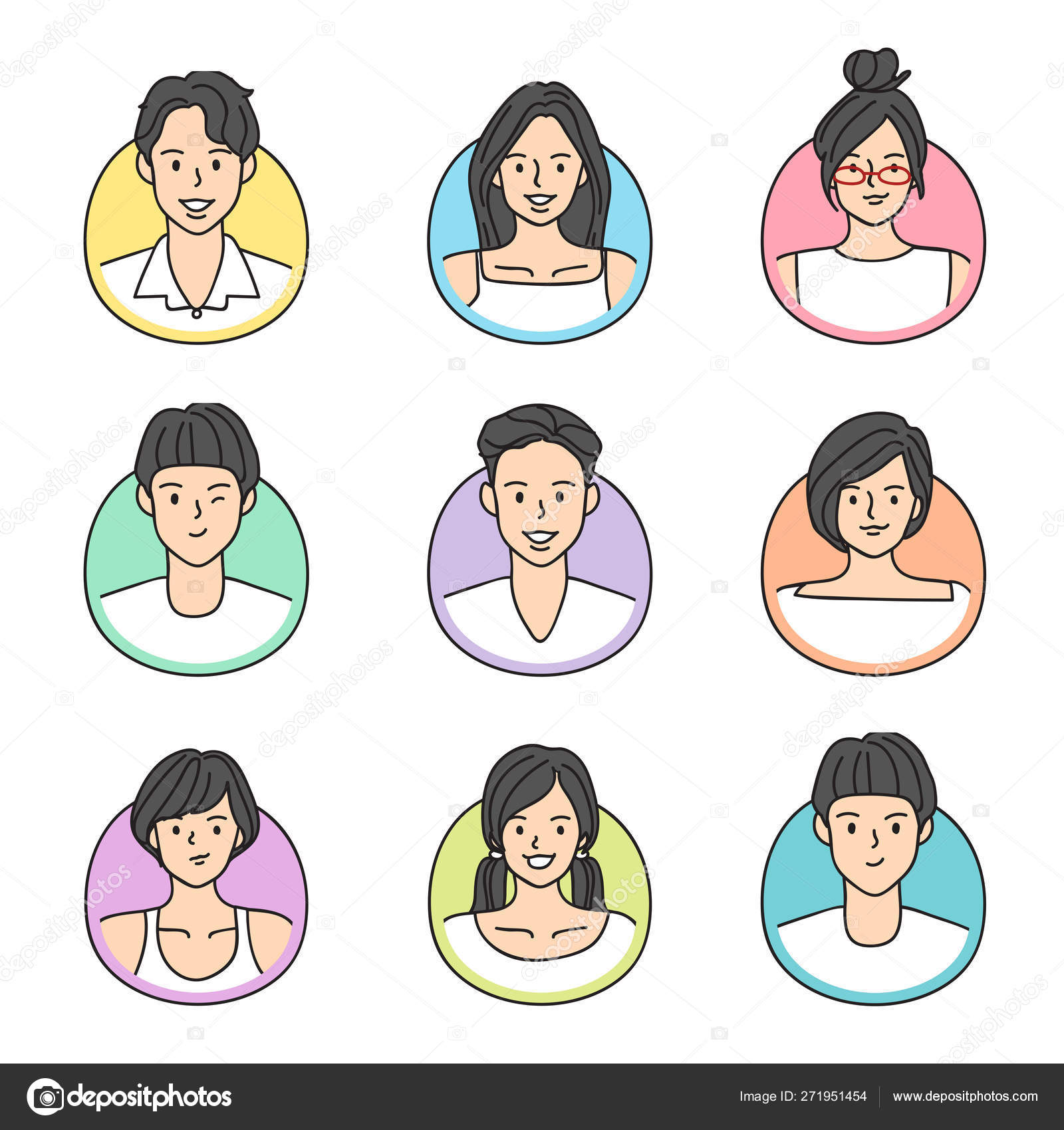 Business People Avatar Collection FreeVectors #36 Business People Avatar Collection FreeVectors