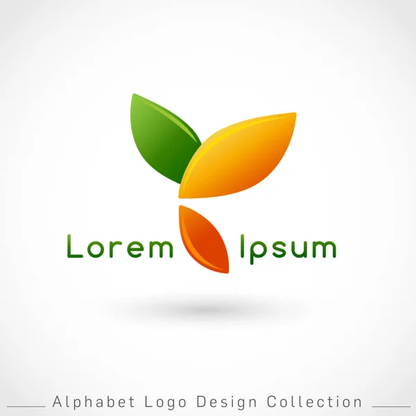 Buchstabe Logo Design Vorlage Isoliert Auf Weißem Hintergrund Vektorillustration — Stockvektor