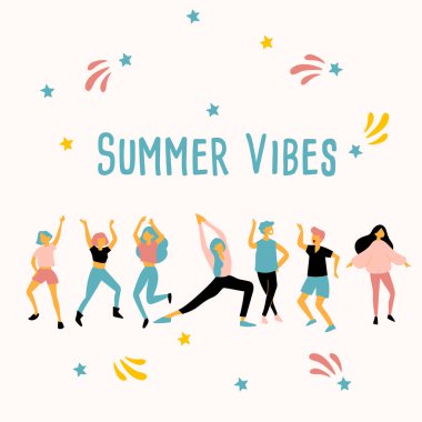 Kart, pankart ve poster için şablon: Vektör İllüzyonu