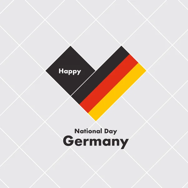 Πρότυπο Καρτών Εθνικής Ημέρας Την Καρδιά Σχηματισμένη Σημαία Εικονογράφηση Διάνυσμα — Διανυσματικό Αρχείο