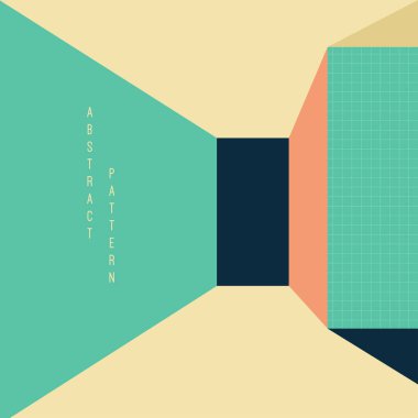 Web pankartı, duvar kağıdı, poster veya dikey metin alanı olan iş sunumu için soyut basit kalıp: Vektör İllüzyonu