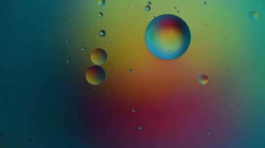 hareketli renkli baloncuklu soyut arkaplan 