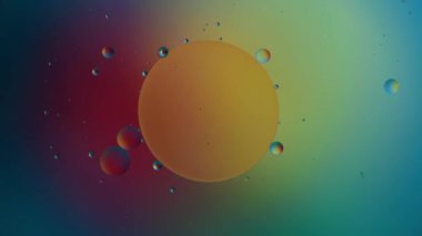 hareketli renkli baloncuklu soyut arkaplan 