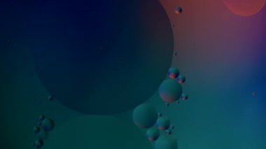 hareketli renkli baloncuklu soyut arkaplan 