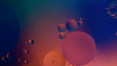 hareketli renkli baloncuklu soyut arkaplan 