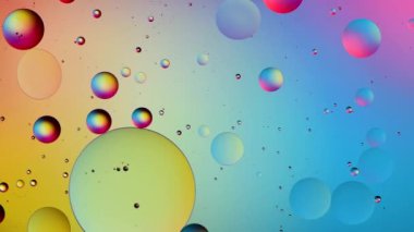 hareketli renkli baloncuklu soyut arkaplan 