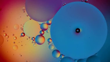 hareketli renkli baloncuklu soyut arkaplan 