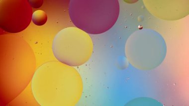 hareketli renkli baloncuklu soyut arkaplan 