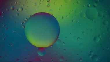 hareketli renkli baloncuklu soyut arkaplan 