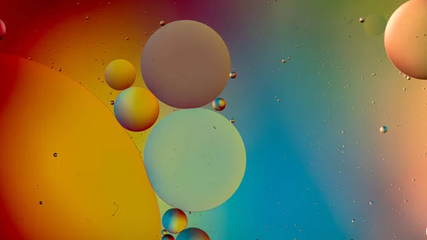 Canlandırma Baloncuklu Çok Renkli Arkaplan — Stok fotoğraf