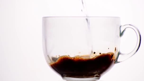 유리에 뜨거운 커피를 — 비디오