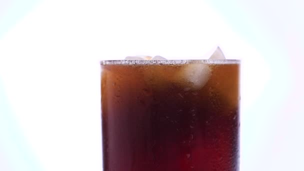 Cola Drink White Background — Video