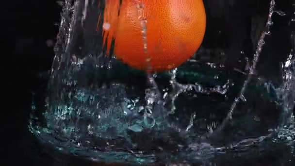 Gota Pomelo Agua Splash — Vídeos de Stock