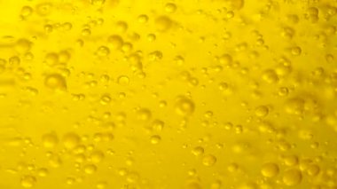 Sarı Su Kabarcıkları Hareketli Arkaplan