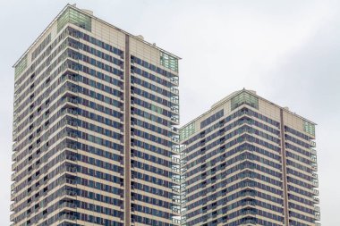 Şehirde modern gayrimenkul inşaatı