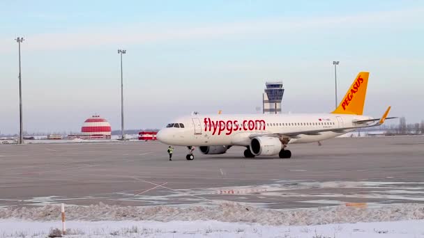 Pegasus Airline Company Plane Kharkov Airport Airbus A320 Neo