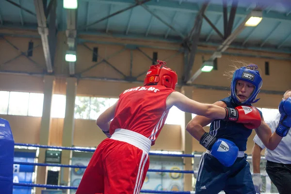 Copa Boxeo Ucraniano Entre Mujeres Élite Campeonato Boxeo Ucraniano Entre —  Fotos de Stock