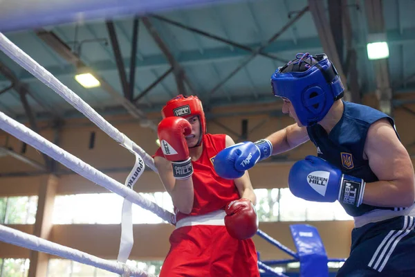 Copa Boxeo Ucraniano Entre Mujeres Élite Campeonato Boxeo Ucraniano Entre —  Fotos de Stock