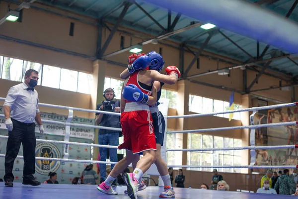 Ukrainischer Boxpokal Für Elite Frauen Ukrainische Boxmeisterschaft Für Junge Frauen — Stockfoto