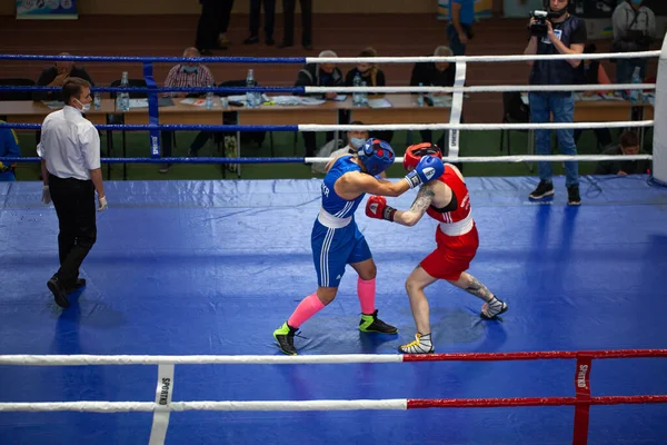 Taça Boxe Ucraniana Entre Mulheres Elite Campeonato Boxe Ucraniano Entre — Fotografia de Stock