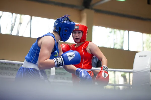 Copa Boxeo Ucraniano Entre Mujeres Élite Campeonato Boxeo Ucraniano Entre —  Fotos de Stock