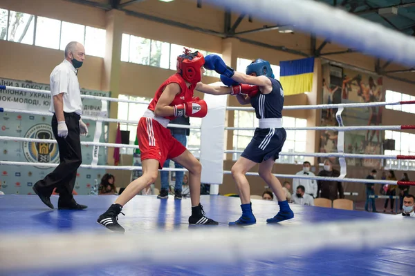 Copa Boxeo Ucraniano Entre Mujeres Élite Campeonato Boxeo Ucraniano Entre —  Fotos de Stock