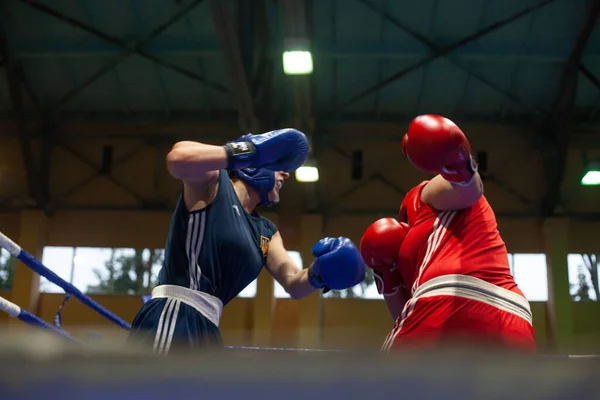 Ukrainska Boxning Cup Bland Elit Kvinnor Ukrainska Boxning Mästerskap Bland — Stockfoto