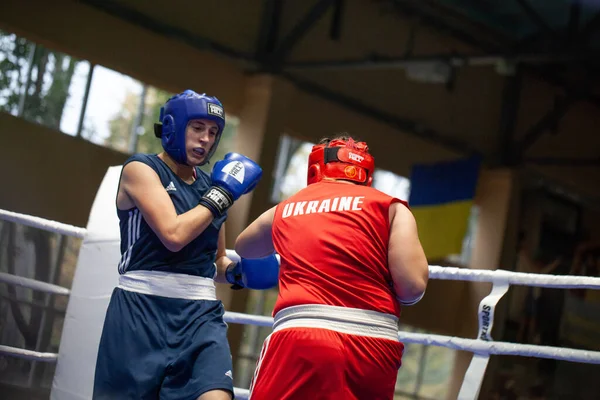 Copa Boxeo Ucraniano Entre Mujeres Élite Campeonato Boxeo Ucraniano Entre —  Fotos de Stock