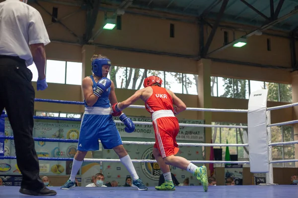 Copa Boxeo Ucraniano Entre Mujeres Élite Campeonato Boxeo Ucraniano Entre —  Fotos de Stock