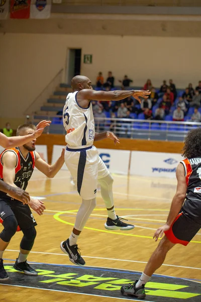 Super League Pari Match Torneio Basquete Entre Equipes Kharkivski Sokoly — Fotografia de Stock