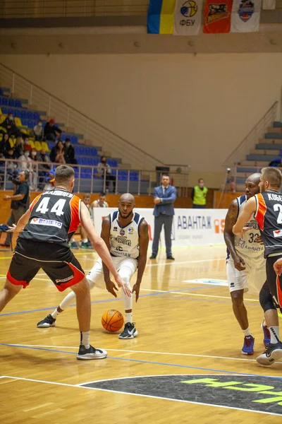 Super League Pari Match Torneio Basquete Entre Equipes Kharkivski Sokoly — Fotografia de Stock