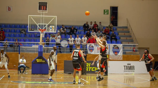 Super League Pari Match Torneio Basquete Entre Equipes Kharkivski Sokoly — Fotografia de Stock