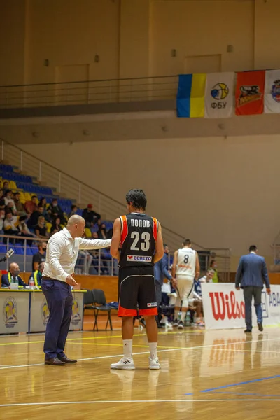 Super League Pari Match Torneio Basquete Entre Equipes Kharkivski Sokoly — Fotografia de Stock