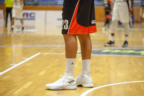 Super League Pari Match Basketballturnier Zwischen Den Mannschaften Charkivski Sokoly — Stockfoto