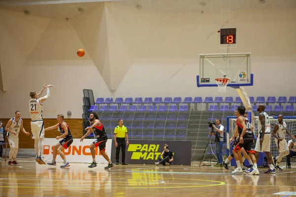 Super League Pari Match Tournoi Basket Ball Entre Les Équipes — Photo