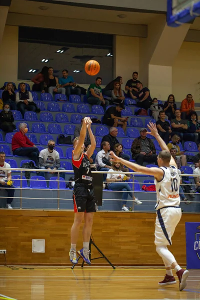 Super League Pari Match Torneio Basquete Entre Equipes Kharkivski Sokoly — Fotografia de Stock