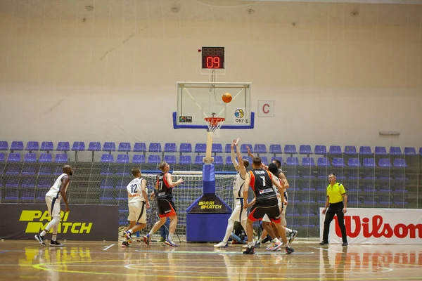 Super League Pari Match Basketball Tournament Teams Kharkivski Sokoly Cherkaski — Stock Photo, Image
