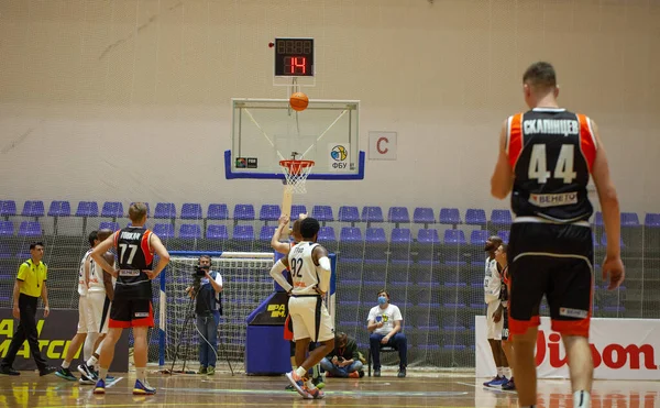 Super League Pari Match Torneio Basquete Entre Equipes Kharkivski Sokoly — Fotografia de Stock