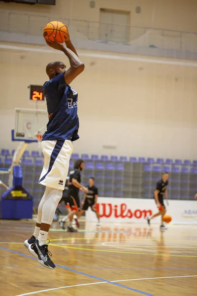 Super League Pari Match Basketball Tournament Teams Kharkivski Sokoly Cherkaski — Stock Photo, Image