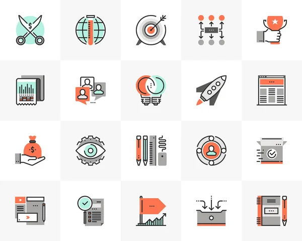 Développement de start-up Futuro Next Icons Pack — Image vectorielle