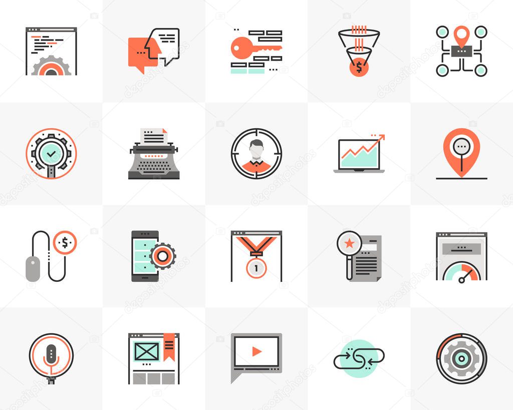 Web Optimization Futuro Next Icons Pack