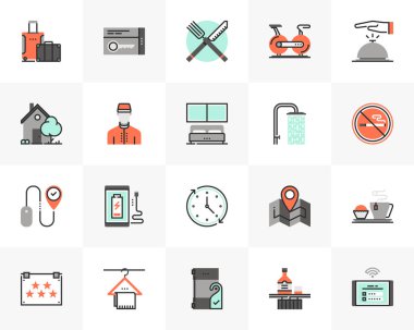 Otel hizmetleri Futuro ileri simgeler paketi