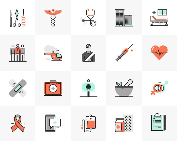 Biotechnologie Futuro Next Icons Pack — Image vectorielle